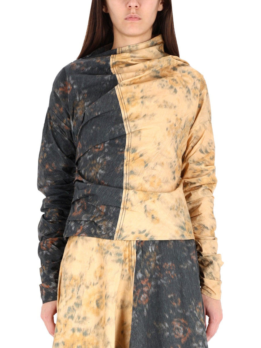Ganni Women Tops With Ruches