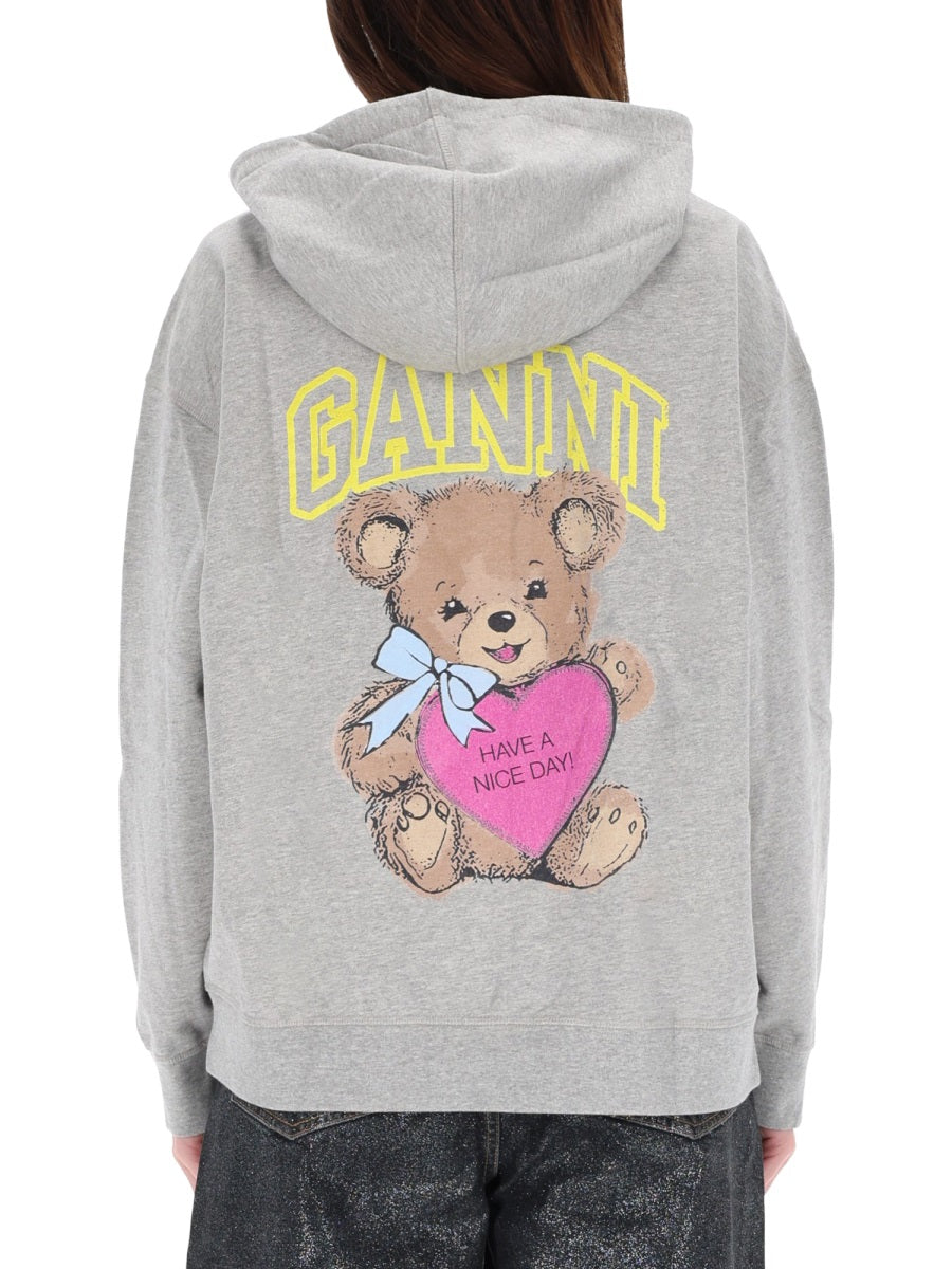 Ganni Women Teddy Sweatshirt GANNI