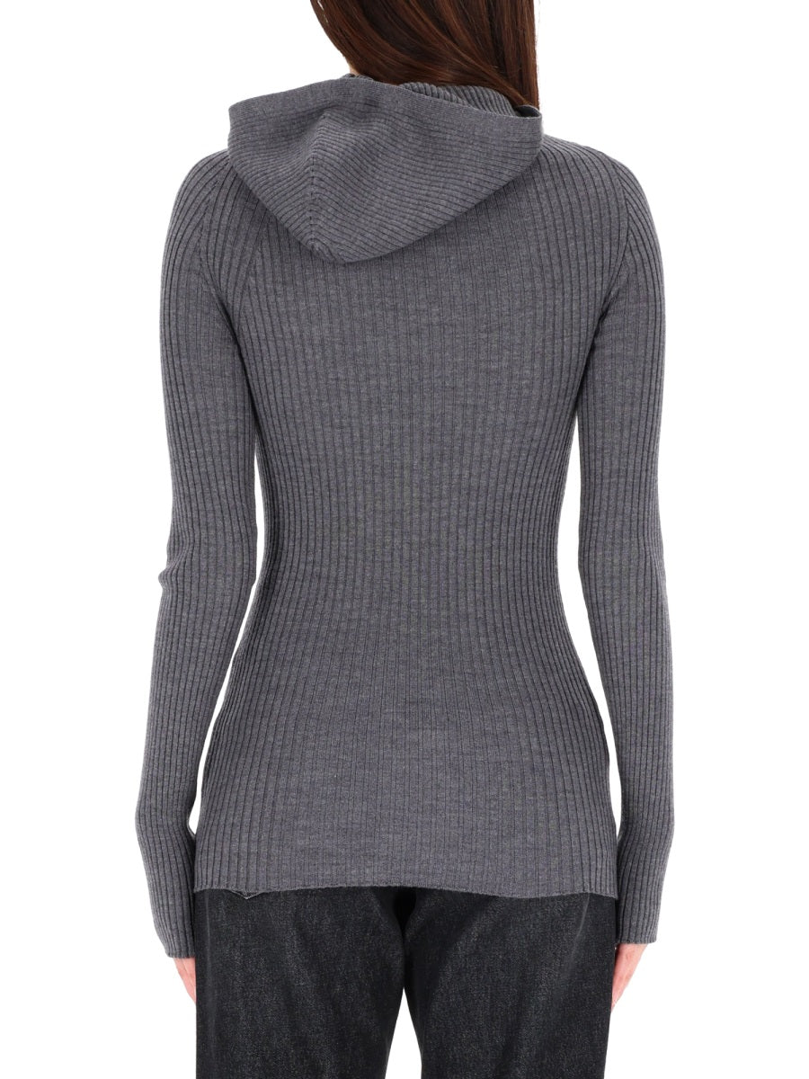 Jean Paul Gaultier Women Ribbed Wool Sweater JEAN PAUL GAULTIER