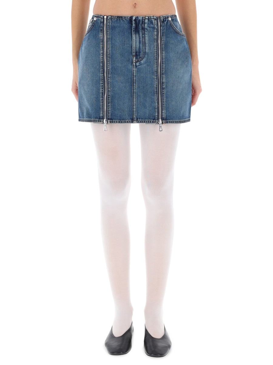Jean Paul Gaultier Women Miniskirt With Double Zipper JEAN PAUL GAULTIER