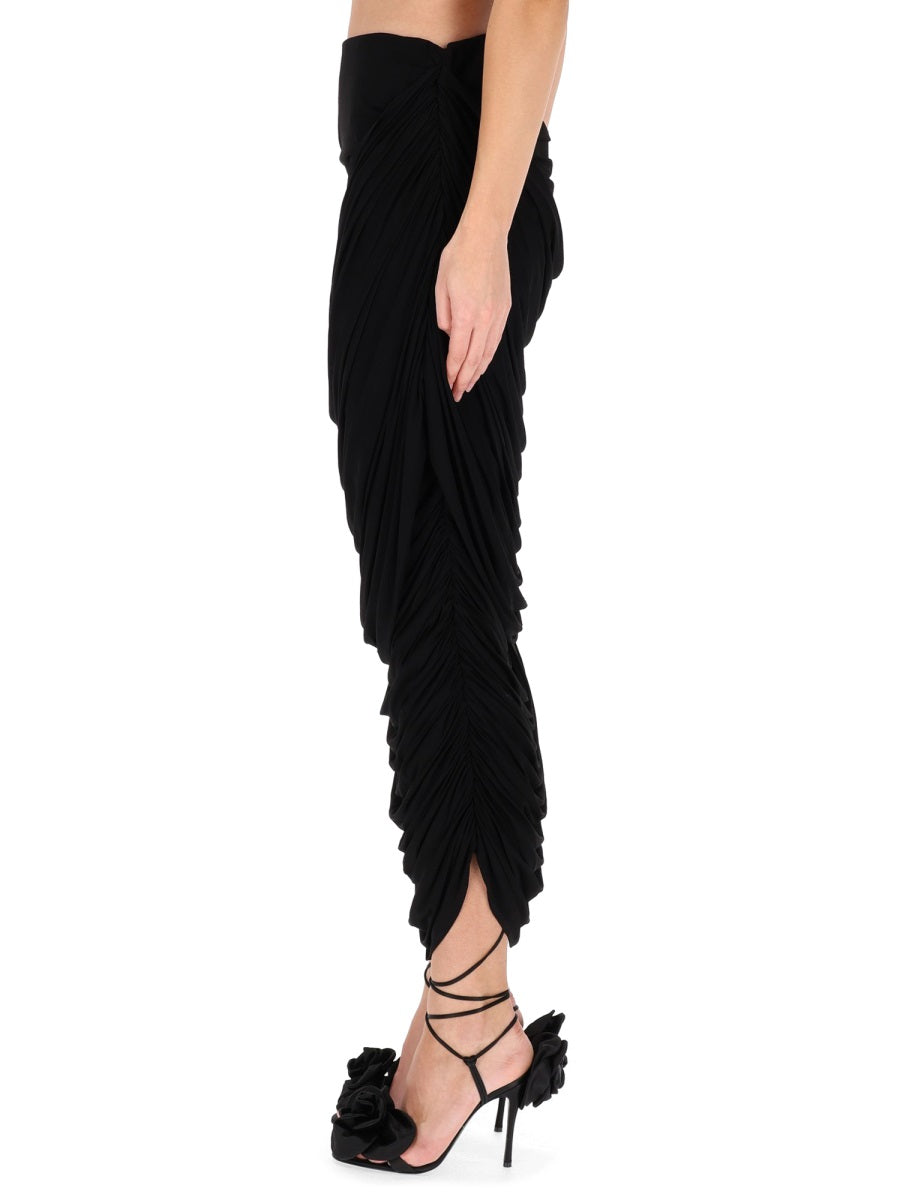 Magda Butrym Women Draped Midi Skirt MAGDA BUTRYM