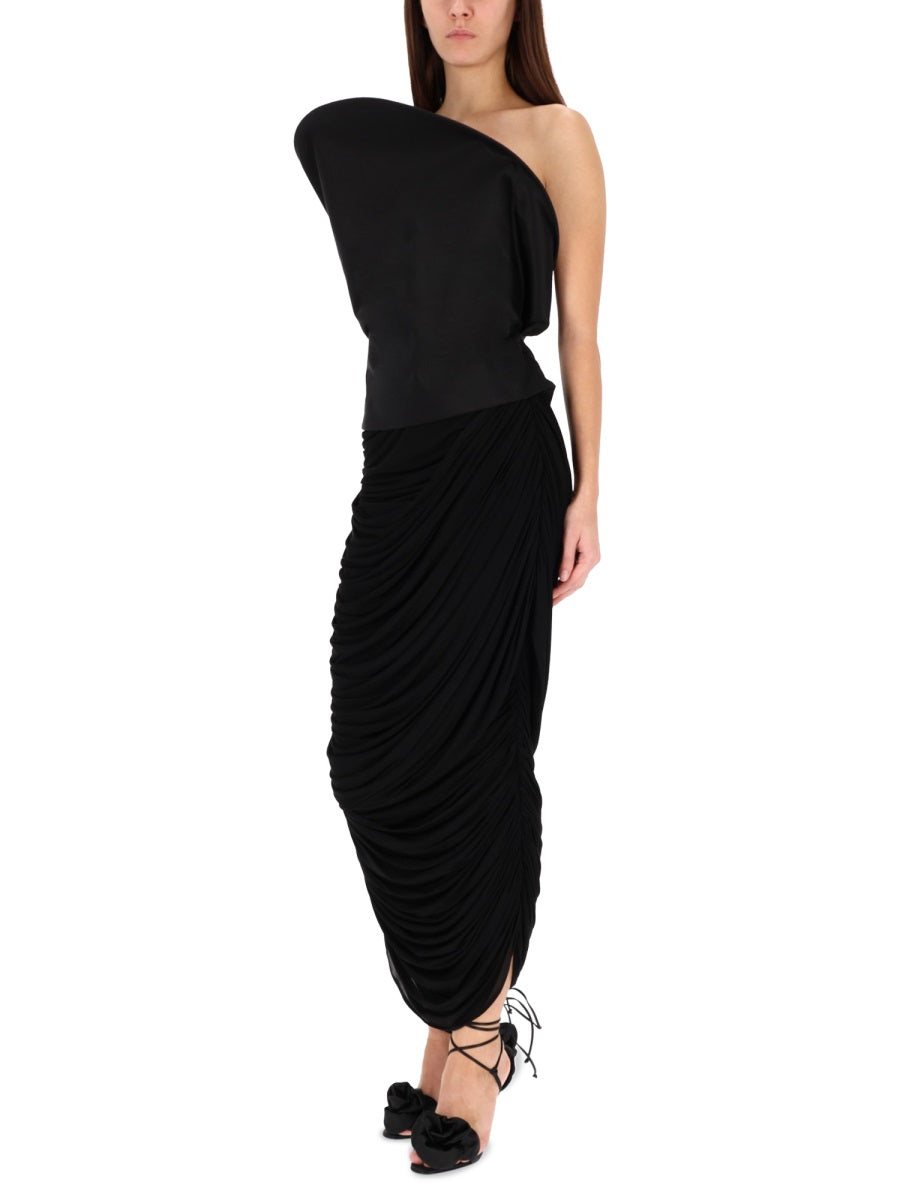 Magda Butrym Women Draped Midi Skirt MAGDA BUTRYM