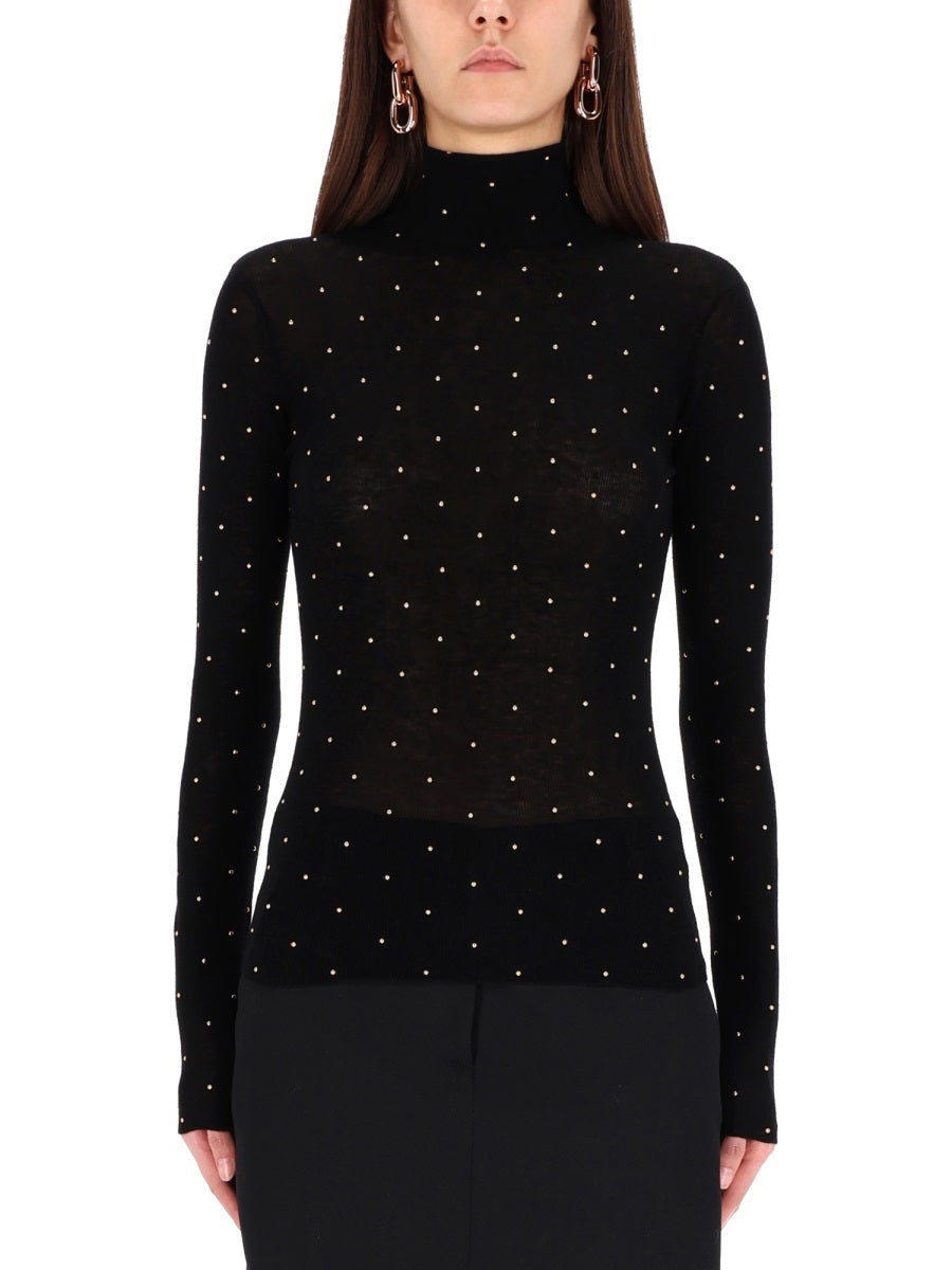 Rabanne Women "Secon-Skin" Efect Mesh With Studs PACO RABANNE