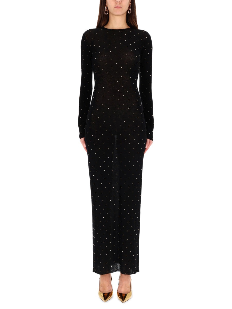 Rabanne Women Second-Skin Effect Long Dress PACO RABANNE