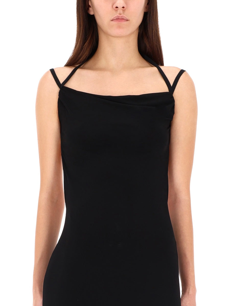 Marine Serre Women Long Jersey Dress MARINE SERRE