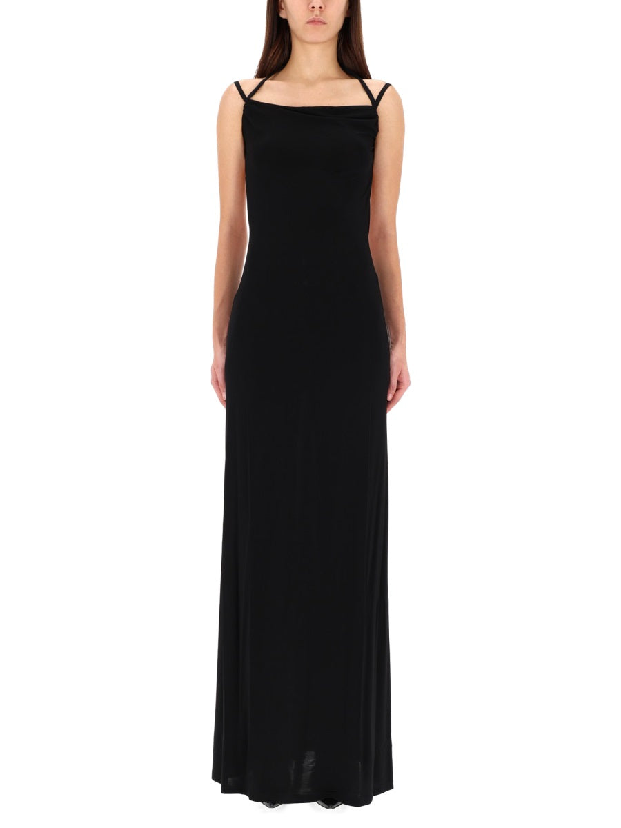Marine Serre Women Long Jersey Dress MARINE SERRE