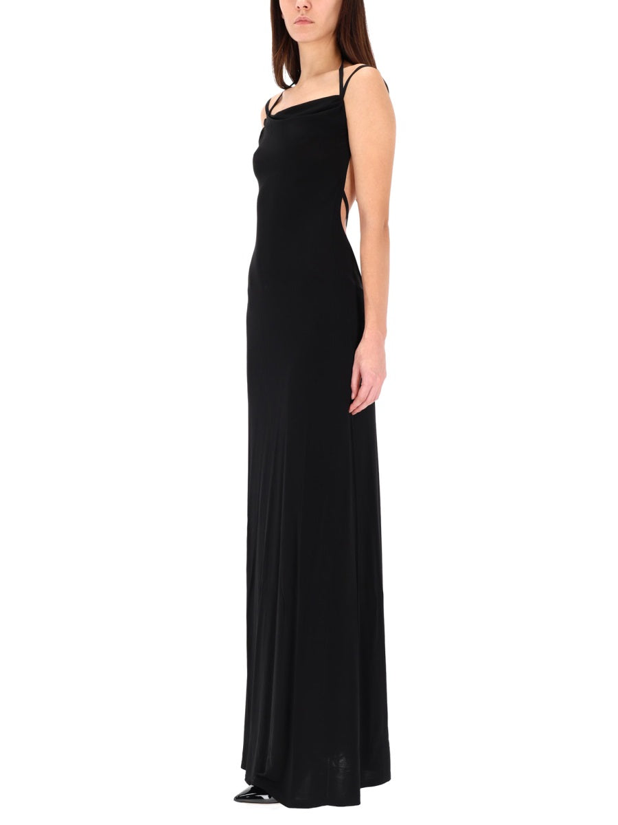 Marine Serre Women Long Jersey Dress MARINE SERRE