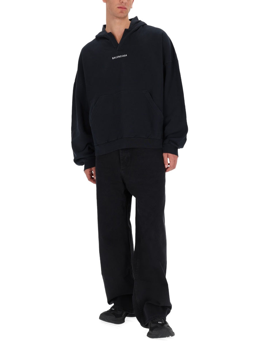 Balenciaga Men Sweatshirt With Logo BALENCIAGA