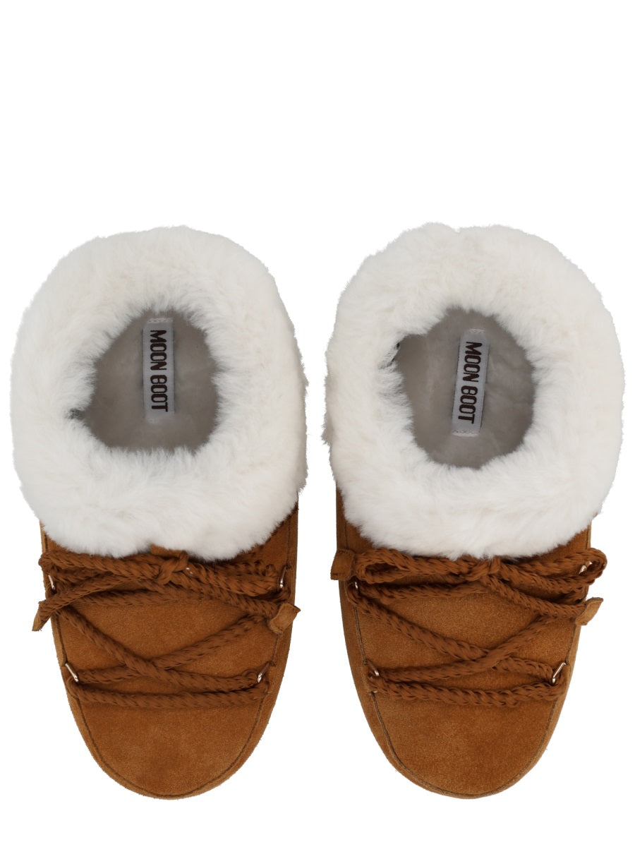 Moon Boot Unisex Leather "Evx" Mules MOON BOOT