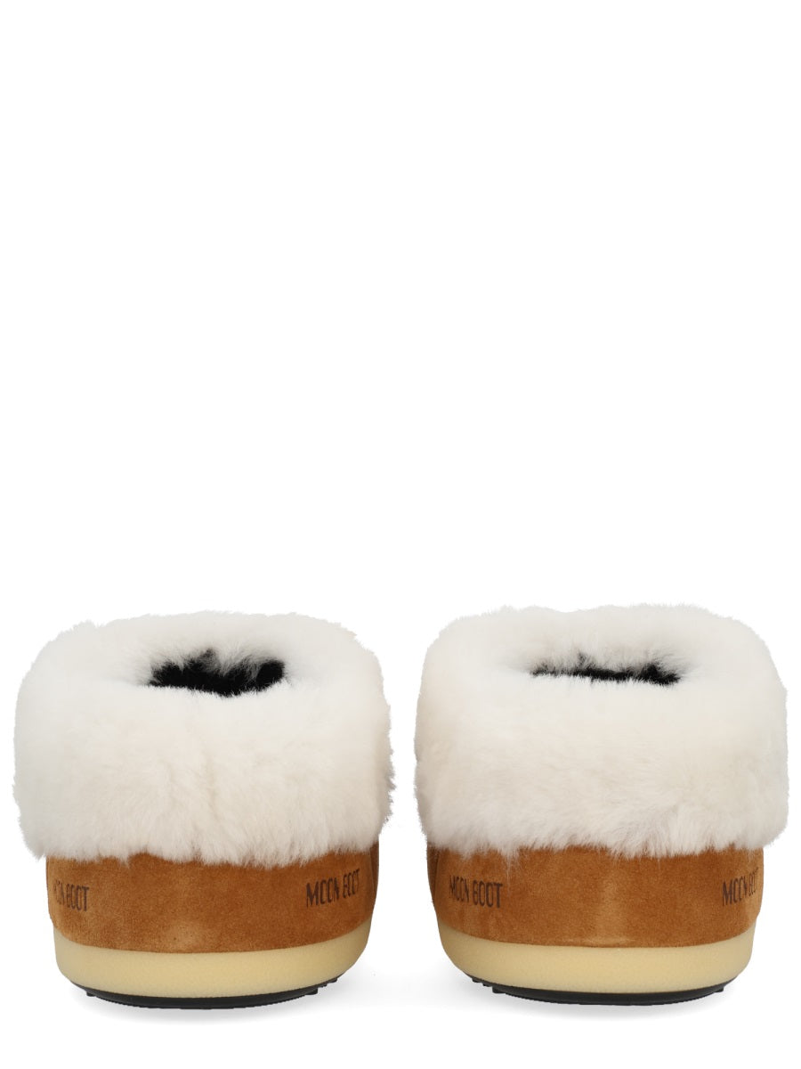 Moon Boot Unisex Leather "Evx" Mules MOON BOOT