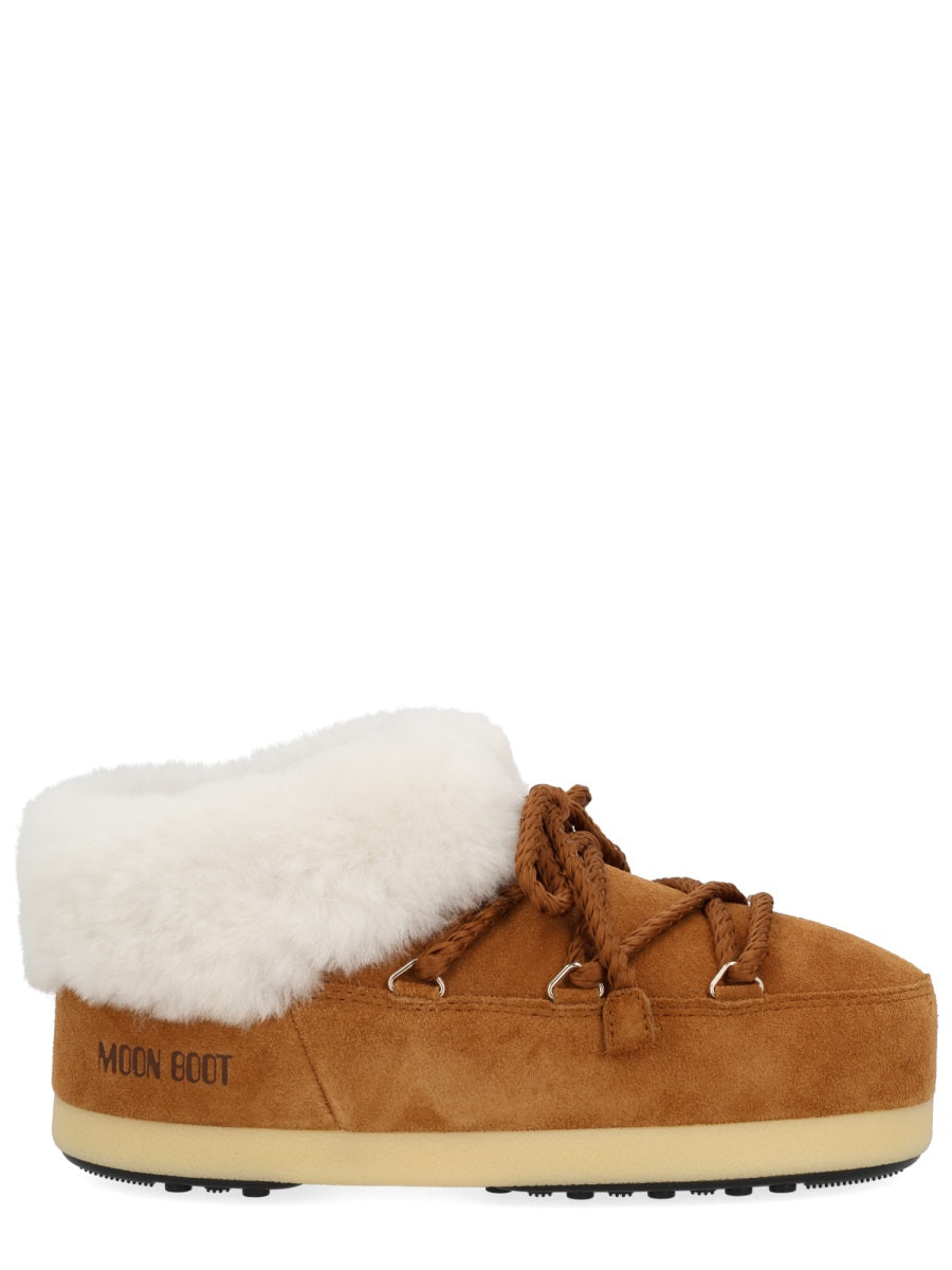Moon Boot Unisex Leather "Evx" Mules MOON BOOT