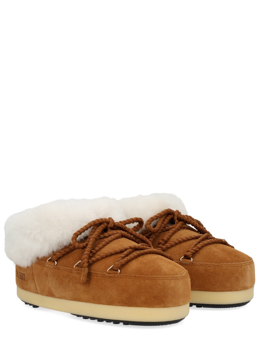 Moon Boot Unisex Leather "Evx" Mules MOON BOOT