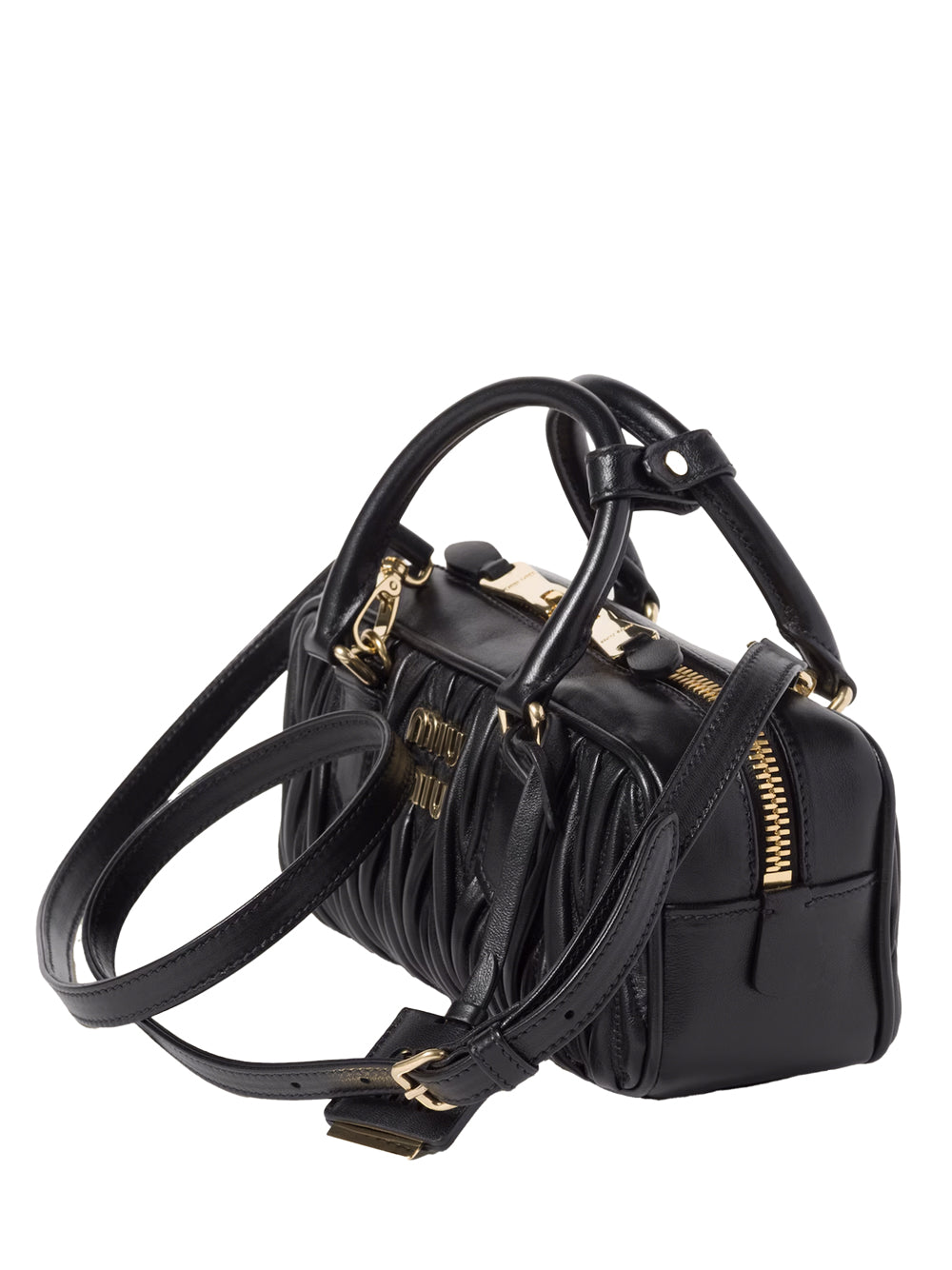 Miu Miu Women Arcadie Regular Matelassé Nappa Leather Bag MIU MIU