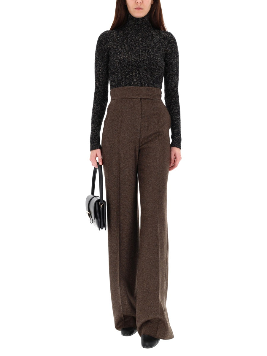 Max Mara Women Wool And Cashmere Mouliné Turtleneck MAX MARA