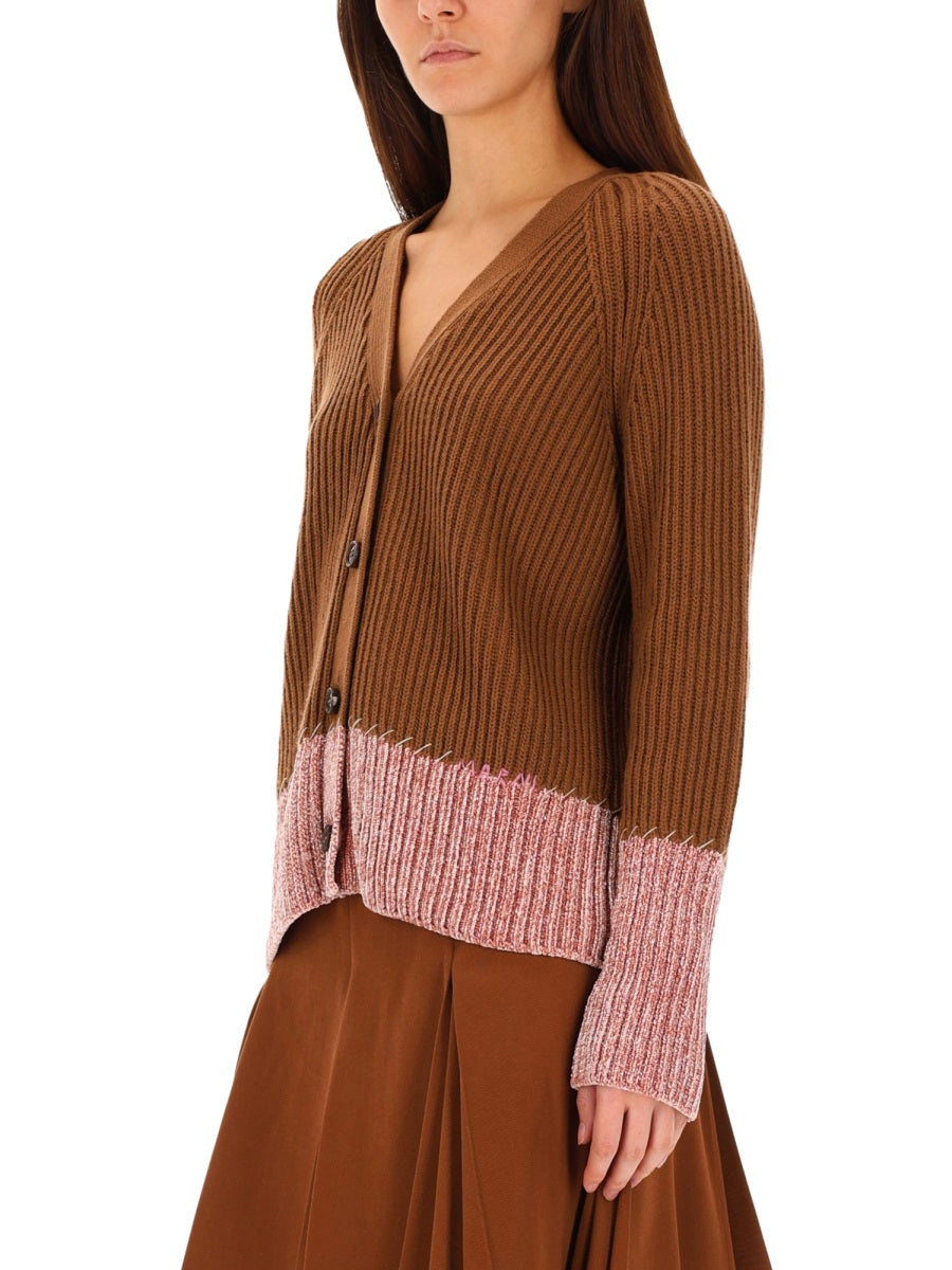 Marni Women Cardigan With "Color Block" Pattern MARNI
