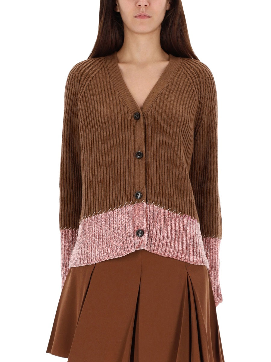 Marni Women Cardigan With "Color Block" Pattern MARNI