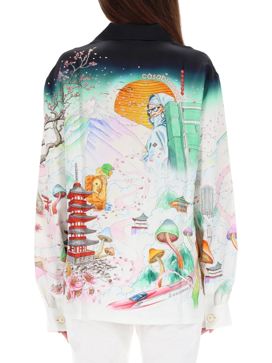 Casablanca Women "Flower" Print Shirt CASABLANCA