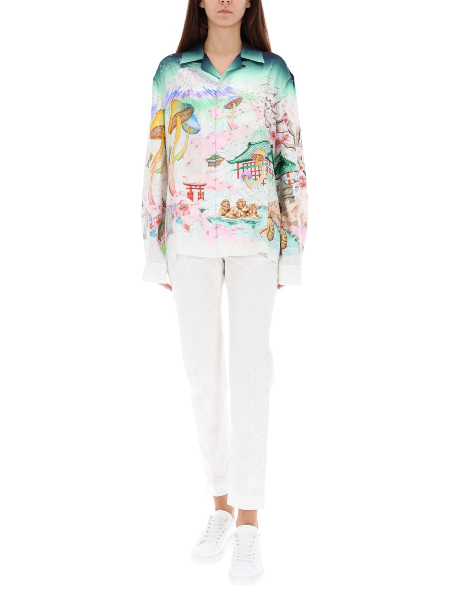 Casablanca Women "Flower" Print Shirt CASABLANCA