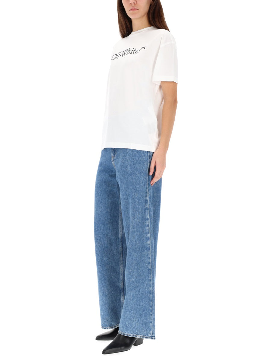 Off-White Women T-Shirt With Logo OFF-WHITE