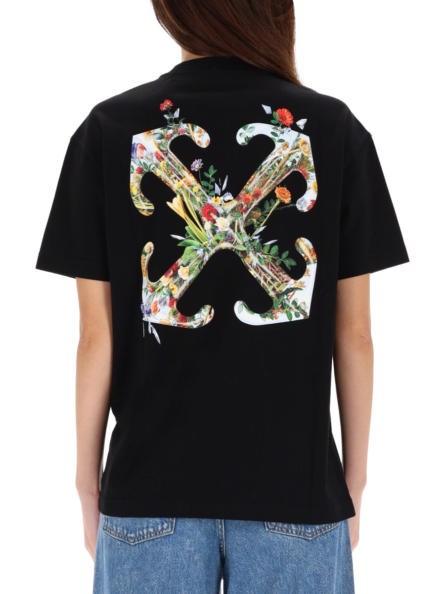 Off-White Women T-Shirt With Logo OFF-WHITE