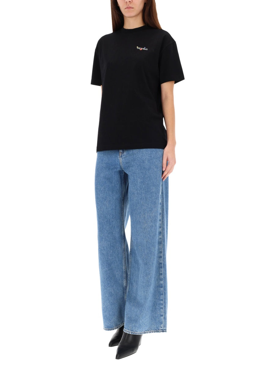 Off-White Women T-Shirt With Logo OFF-WHITE