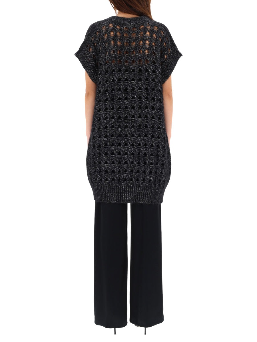 Herno Women Vest With Perforated Workmanship HERNO