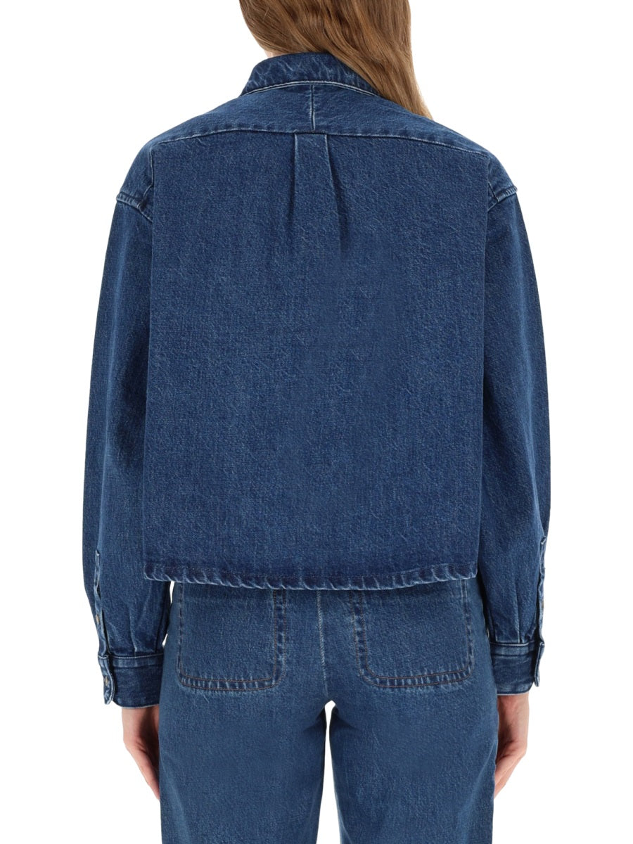 A.P.C. Women Jacket Shirt "Samantha"