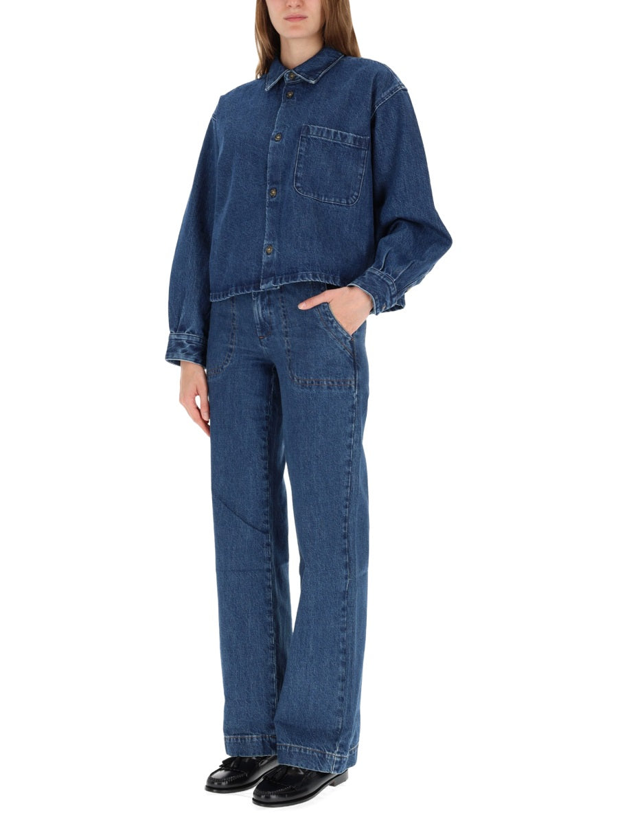 A.P.C. Women Jacket Shirt "Samantha"