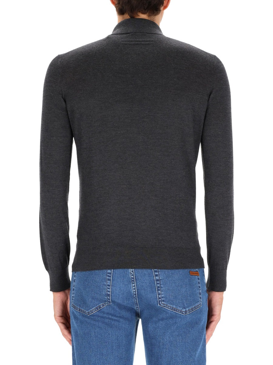 Zegna Men Cashmere Polo Shirt ZEGNA