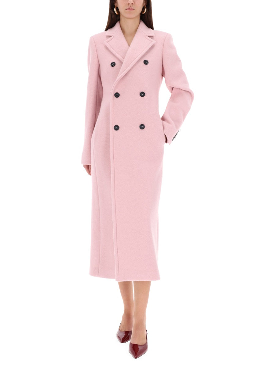 Sportmax Women Double-Breasted Coat SPORTMAX