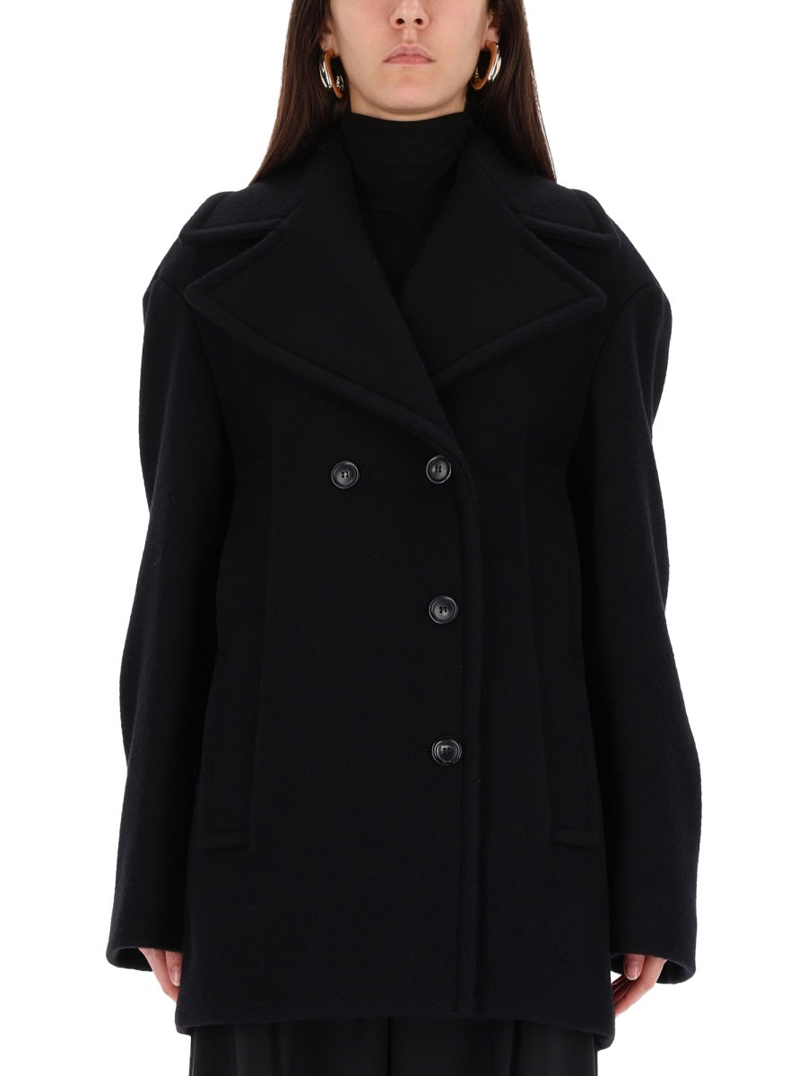 Sportmax Women Double-Breasted Coat SPORTMAX
