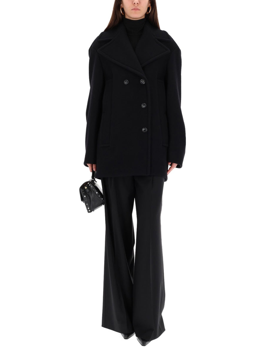 Sportmax Women Double-Breasted Coat SPORTMAX
