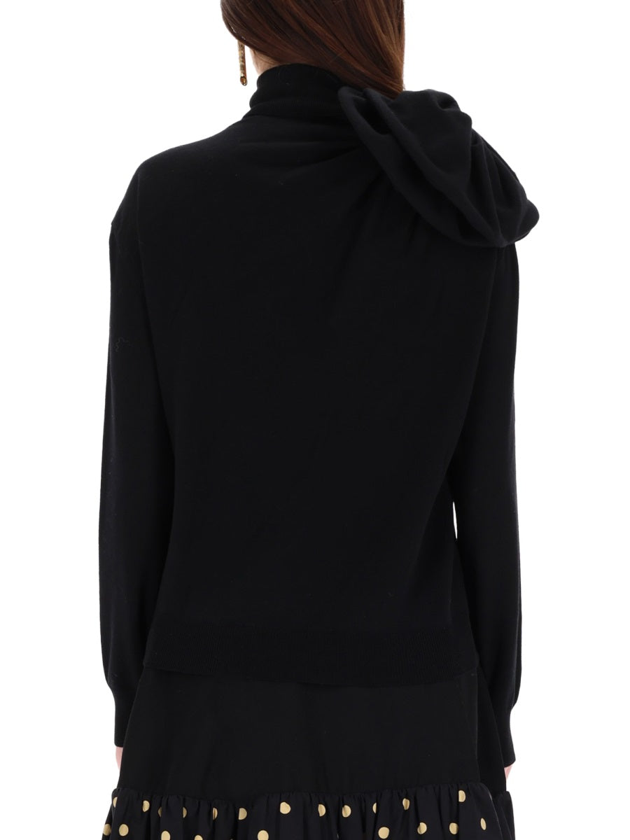 Moschino Women Mesh With Flower Detail