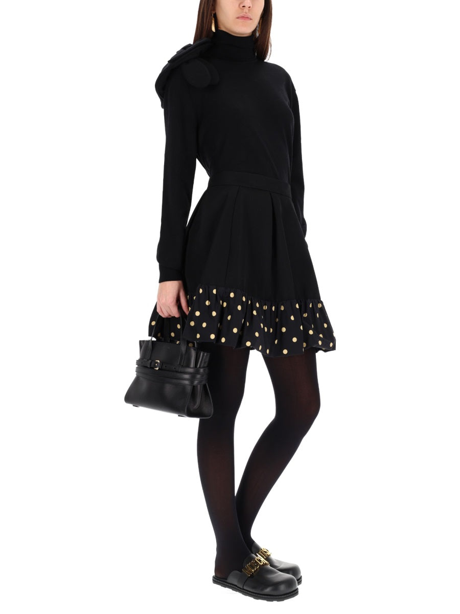 Moschino Women Mesh With Flower Detail