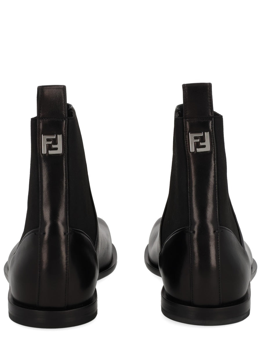 Fendi Men "Chelsea Squared Ff" Boot FENDI