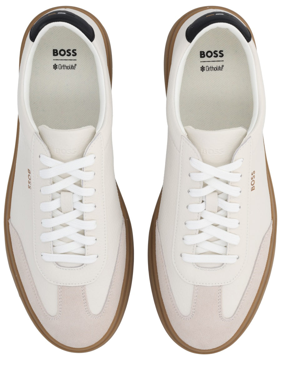 Boss Men Leather Sneaker BOSS