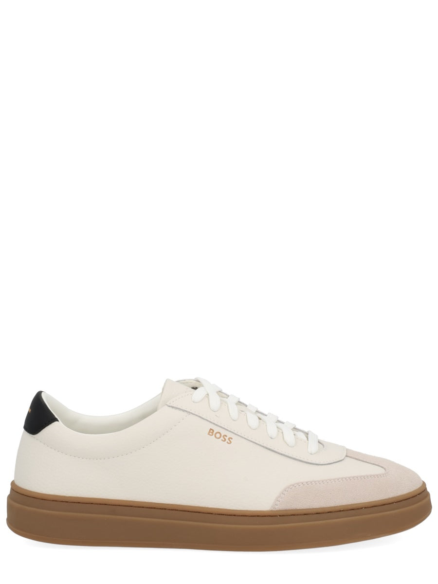 Boss Men Leather Sneaker BOSS