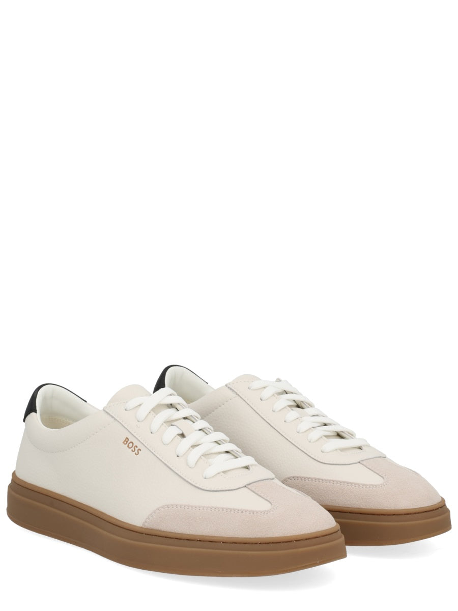Boss Men Leather Sneaker BOSS