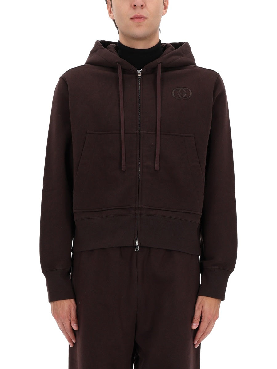 Gucci Men Sweatshirt With Logo Embroidery GUCCI