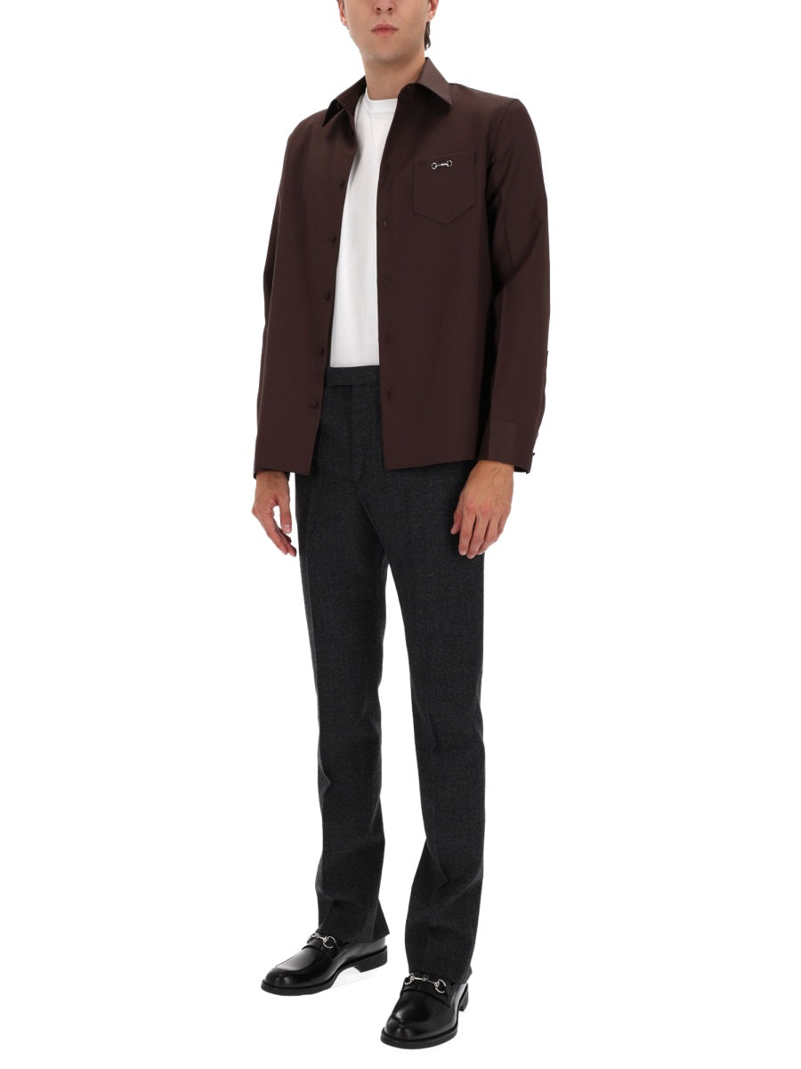 Gucci Men Pants "Mouliné" GUCCI