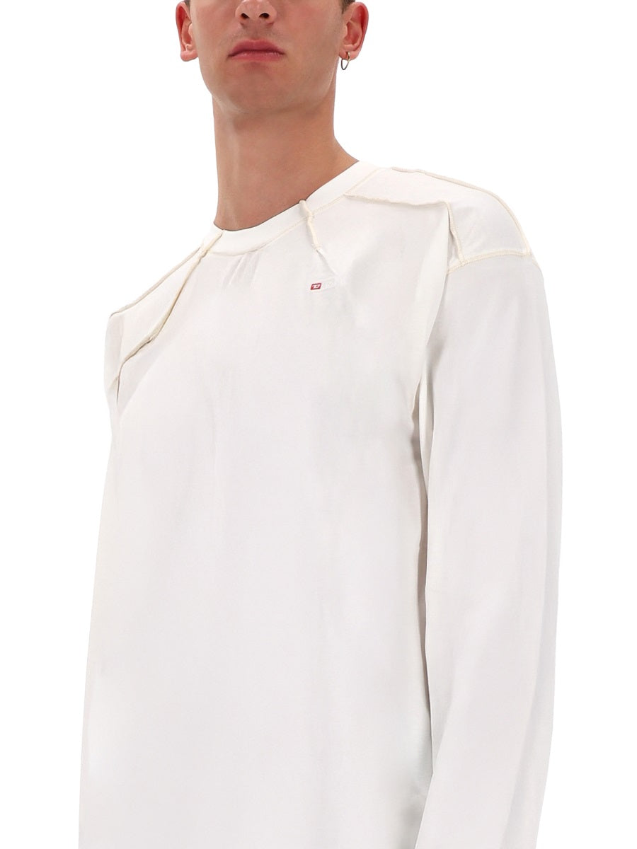 Diesel Men Cotton T-Shirt DIESEL