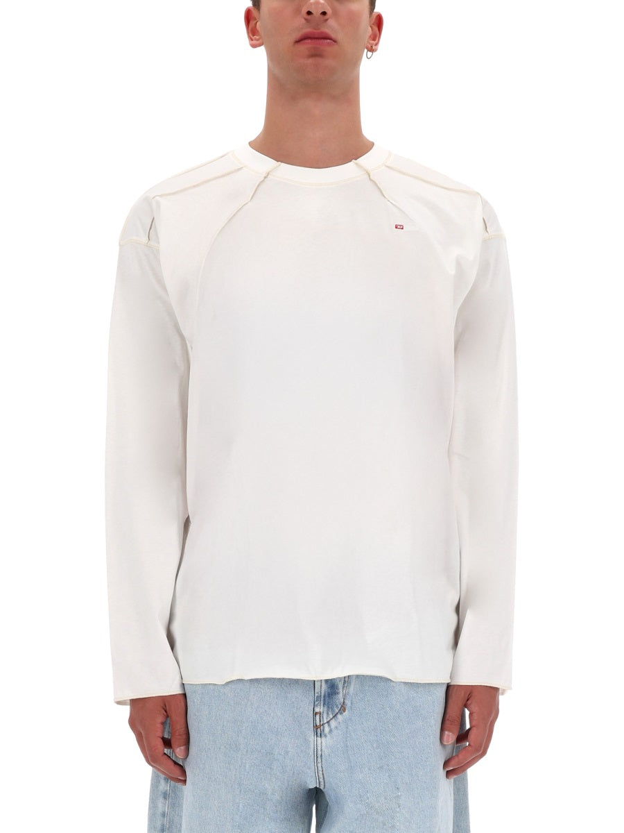 Diesel Men Cotton T-Shirt DIESEL