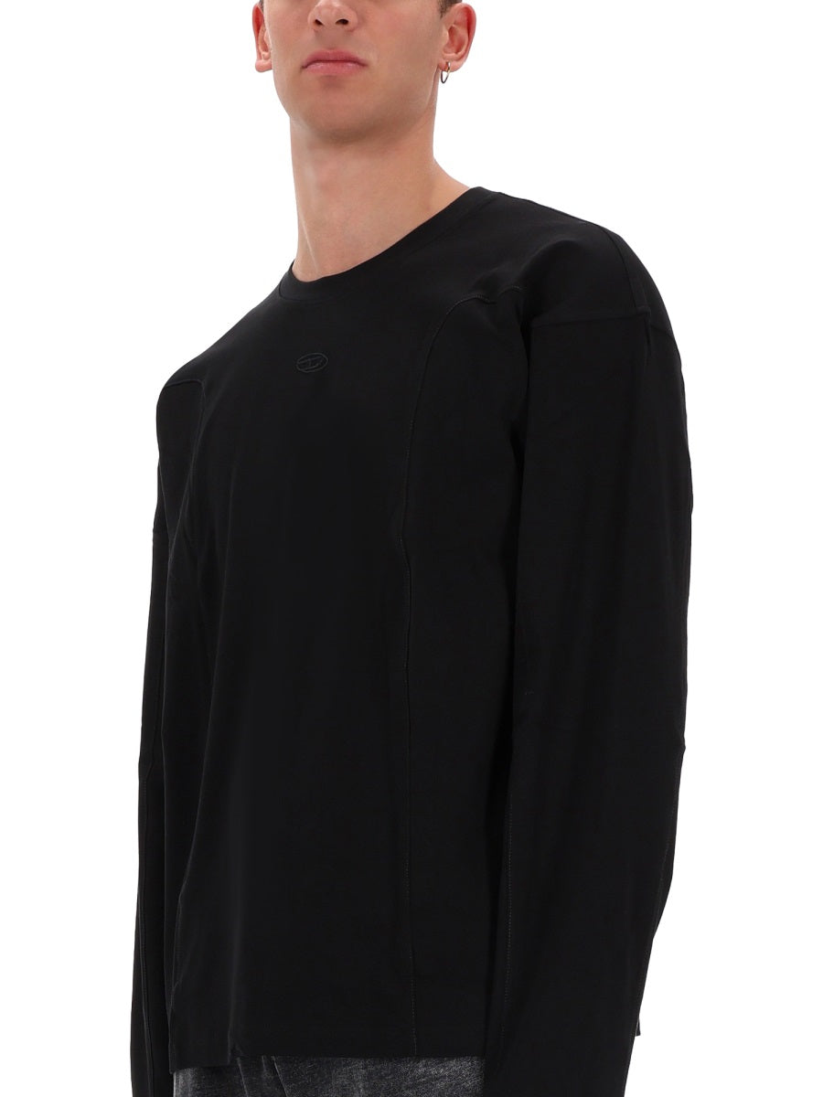 Diesel Men Cotton T-Shirt DIESEL
