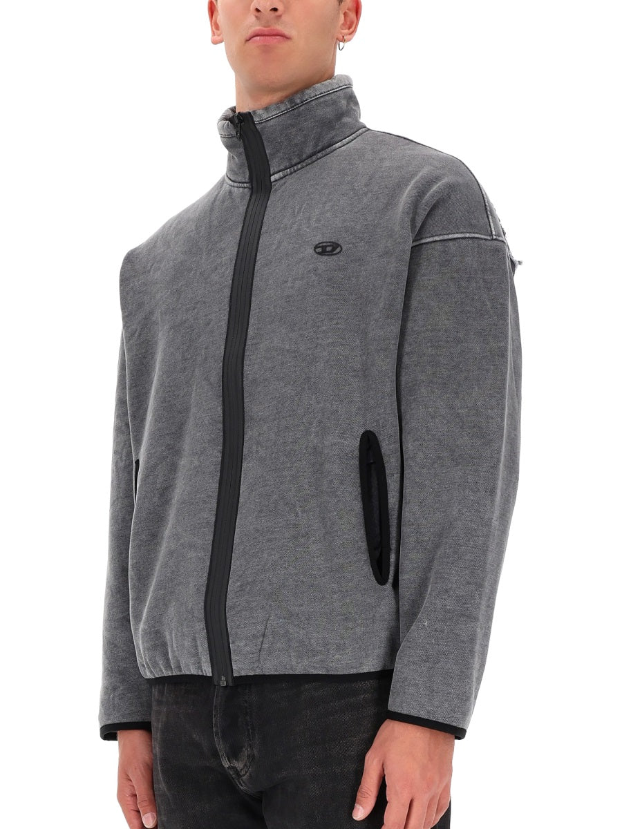 Diesel Men "S-Baty-New" Sweatshirt With Logo DIESEL