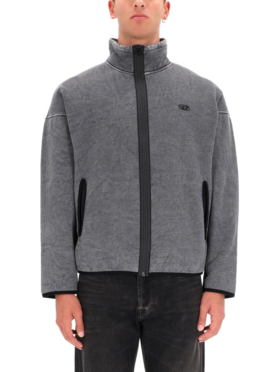 Diesel Men "S-Baty-New" Sweatshirt With Logo DIESEL