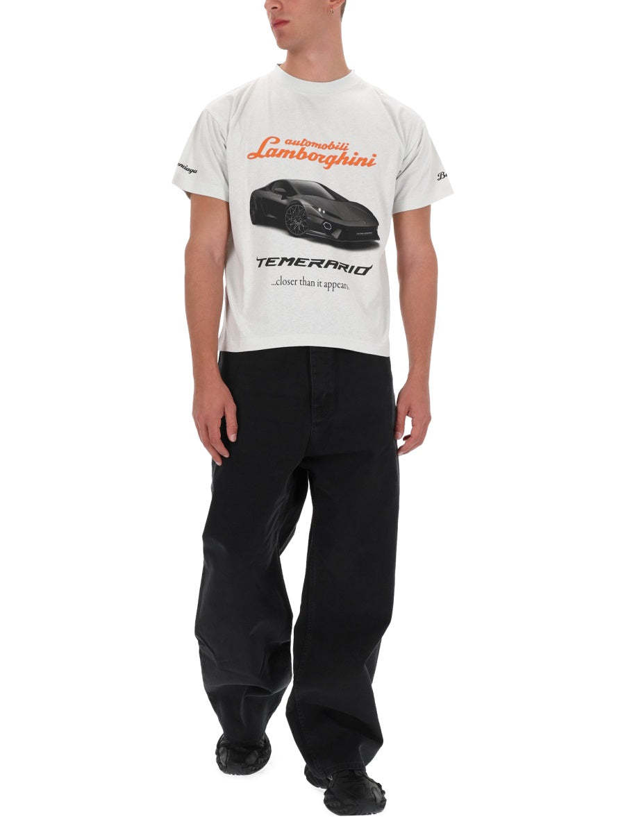 Balenciaga Men Boxy Fit T-Shirt BALENCIAGA