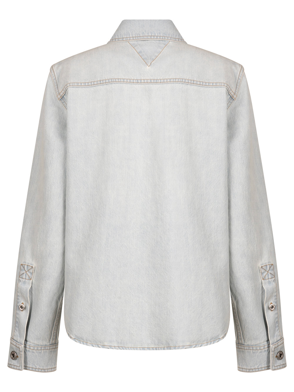 Bottega Veneta Women Extra Bleached Dirty Denim Shirt BOTTEGA VENETA