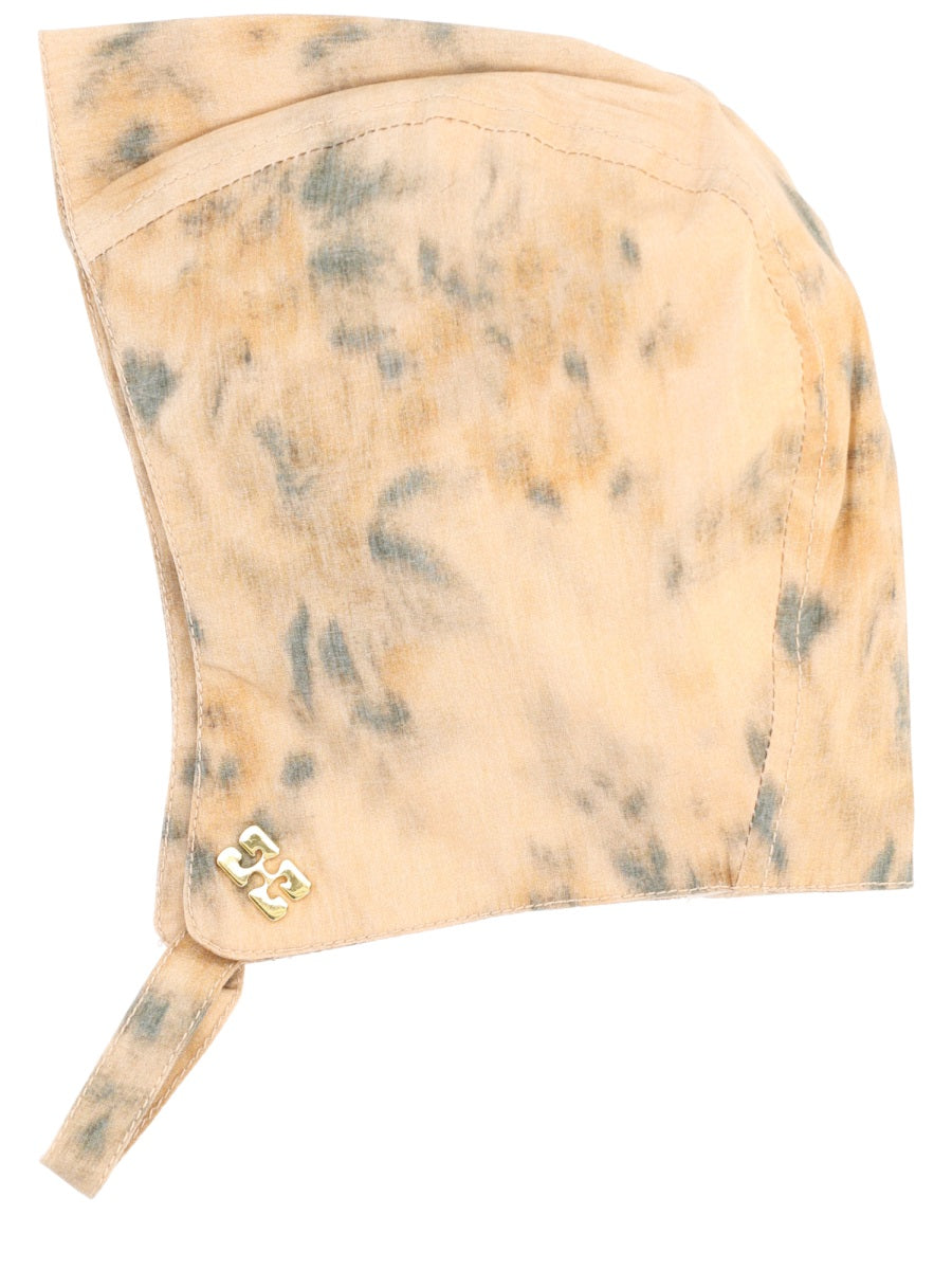 Ganni Women Cap With Print GANNI