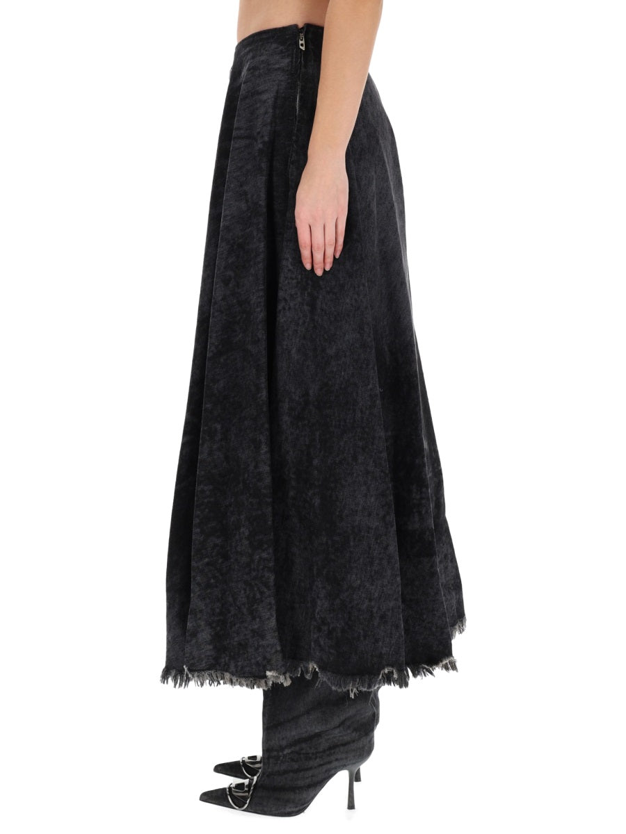 Diesel Women Skirt "De-Hannie-Fsh" DIESEL