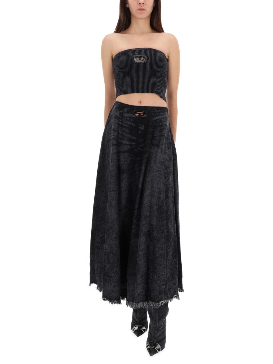 Diesel Women Skirt "De-Hannie-Fsh" DIESEL